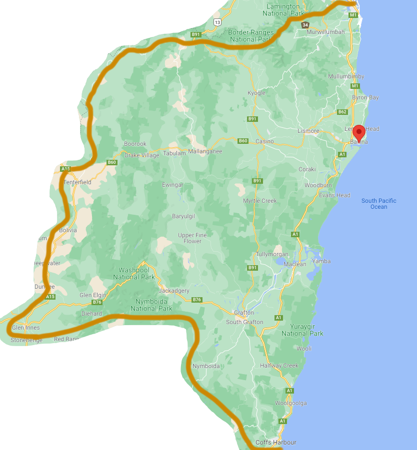 Delivery area